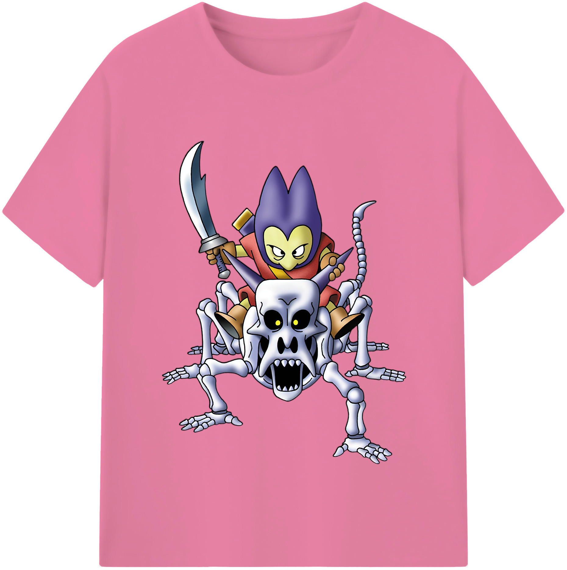 （画像用） ドラゴンクエスト Doragon Kuesuto Dragon Quest 綿100％半袖Tシャツ（フロントプリント）